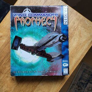 Wing Commander: Prophecy PC, 1997, CD Rom Big Box -3 CDs Complete SEALED